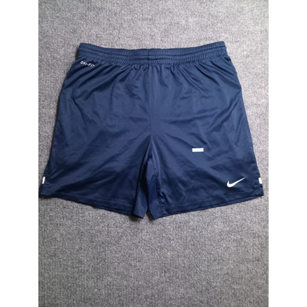 Nike Dri-FIT Athletic Shorts Men's Medium Navy Blue Training Gym Running Soccer